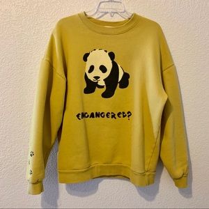 High Five(Korean Brand) Oversized Panda Sweater
